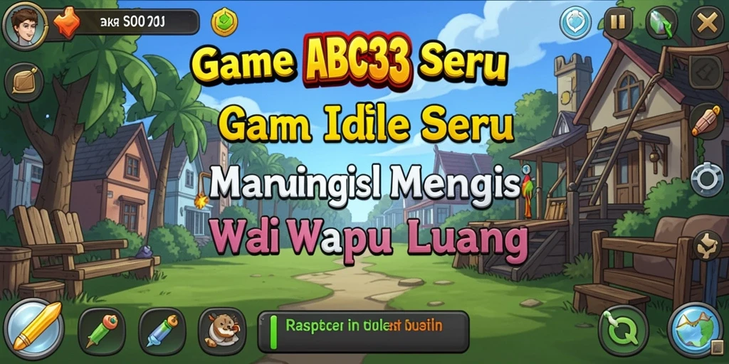 Tampilan menarik gameplay Idle ABC33 dengan karakter dan animasi menarik.