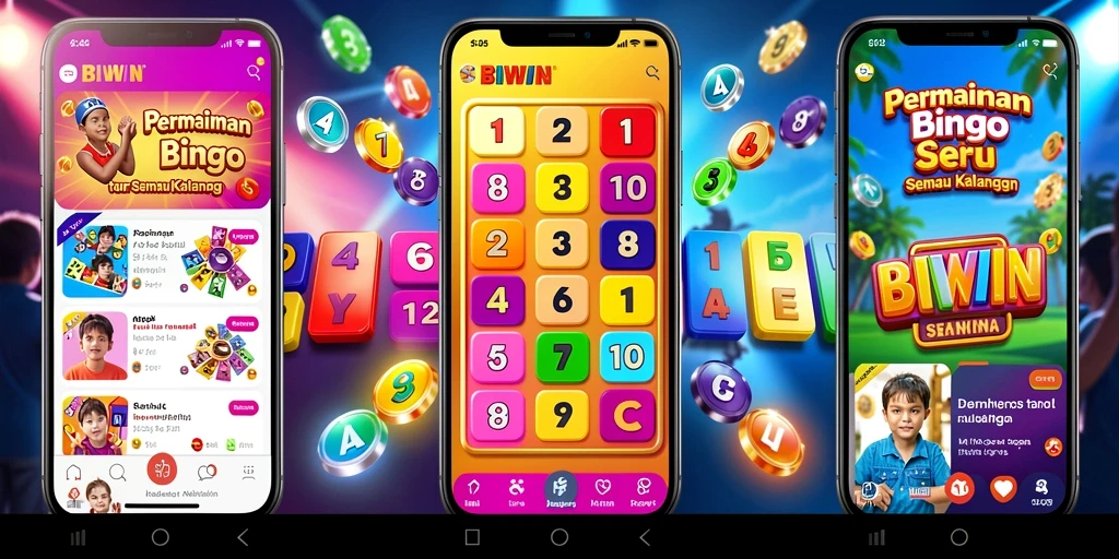 Tampilan gameplay Bingo yang menarik dan interaktif di BIWIN.