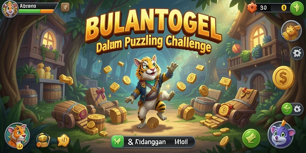 Tampilan gameplay menantang dalam BULANTOGEL.
