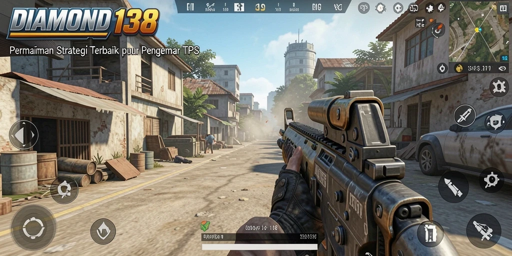 Tampilan menarik dalam DIAMOND138 saat gameplay TPS.