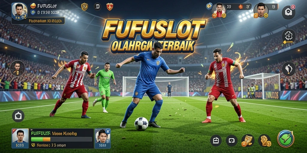 Screenshot FUFUSLOT menampilkan gameplay seru dalam pertandingan olahraga.