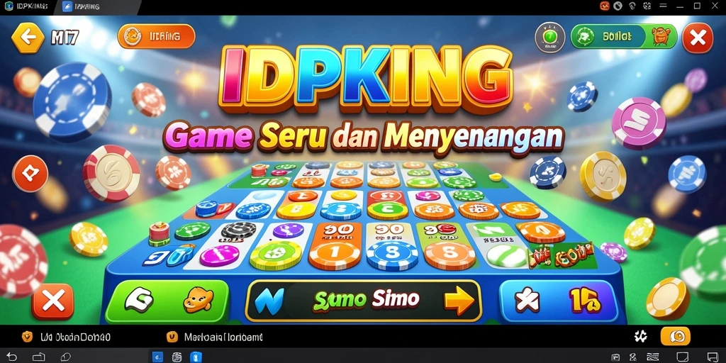 Screenshot gameplay IDPKING yang menunjukkan keseruan permainan Bingo.