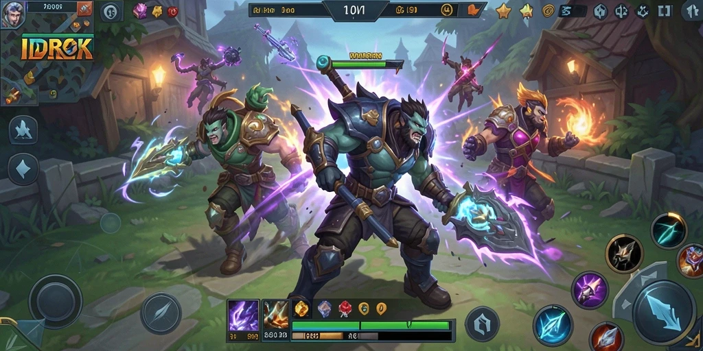 Tangkapan layar dari gameplay IDROK yang penuh aksi dan strategi.