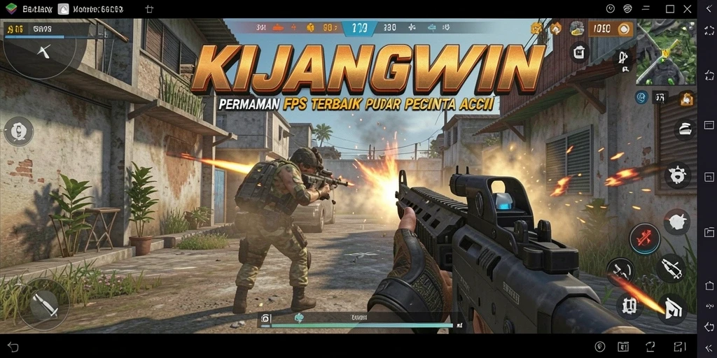 Tampilan seru dari gameplay KIJANGWIN yang penuh aksi.