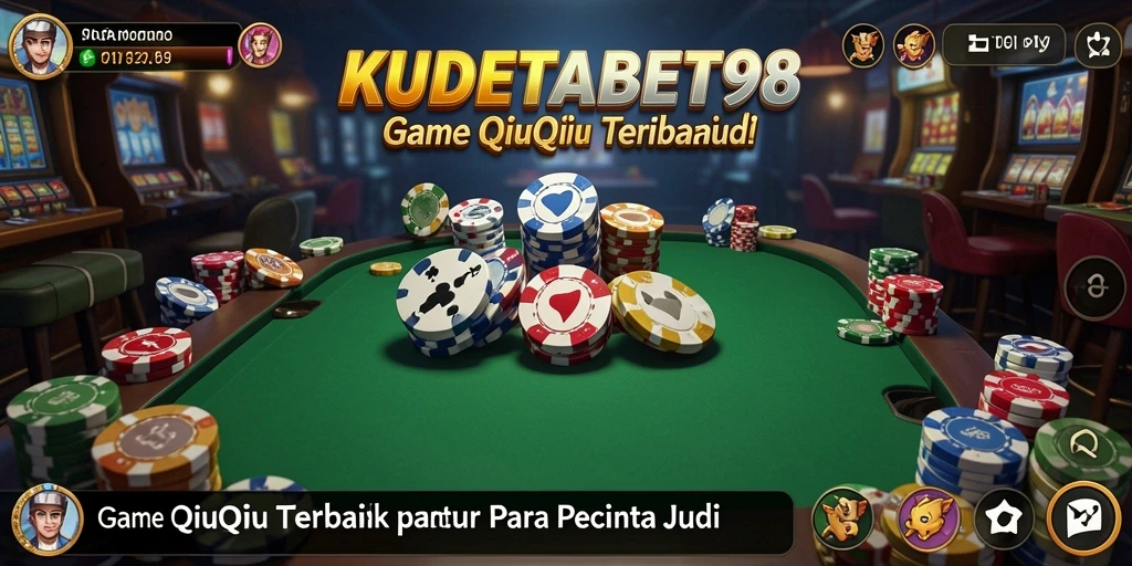Tampilan menarik dari gameplay QiuQiu di KUDETABET98.
