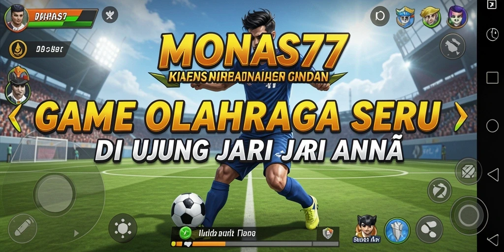 Tampilan gameplay MONAS77 yang seru dan interaktif dalam olahraga.