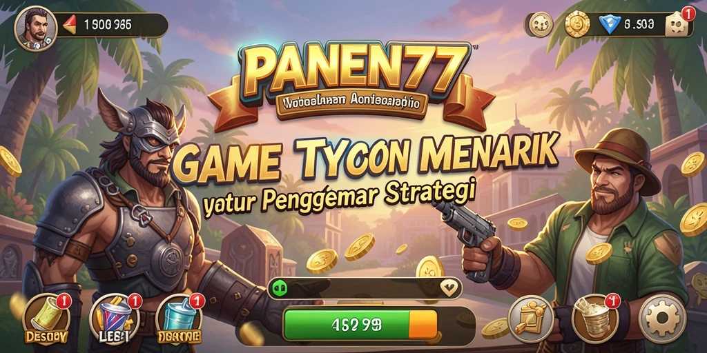 Screenshot gameplay PANEN77 menampilkan pertanian yang indah dan dinamis.