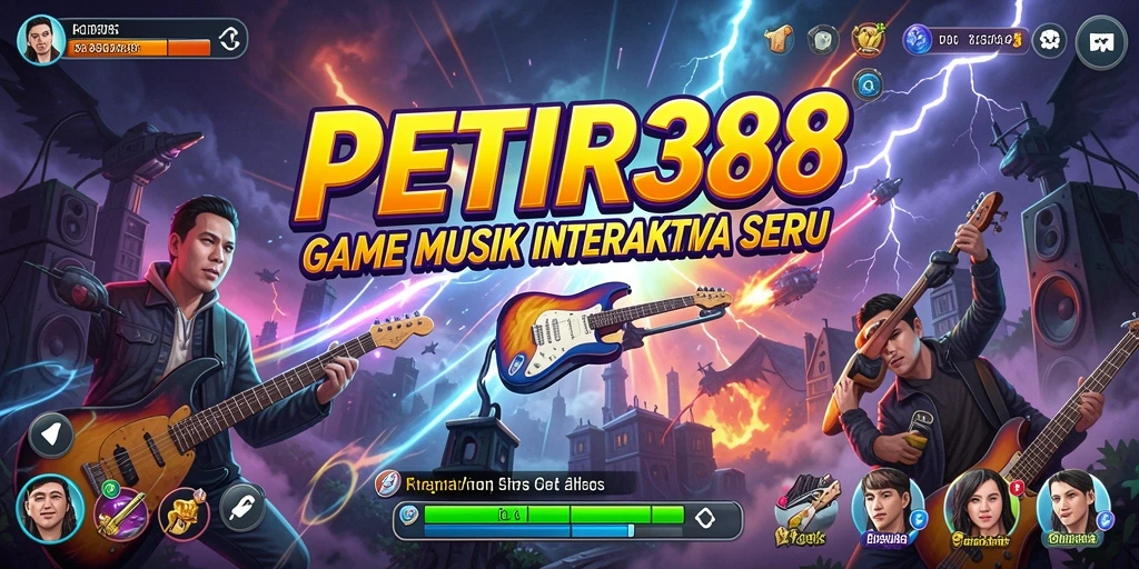 Tampilan gameplay PETIR388 yang menakjubkan dengan lagu-lagu interaktif.