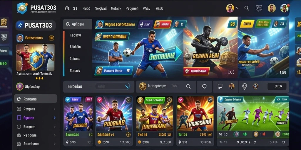 Tampilan gameplay taruhan olahraga di PUSAT303 yang menarik.