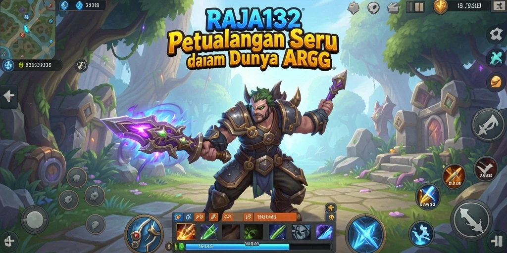 Screenshot gameplay ARPG yang mendebarkan di RAJA132.