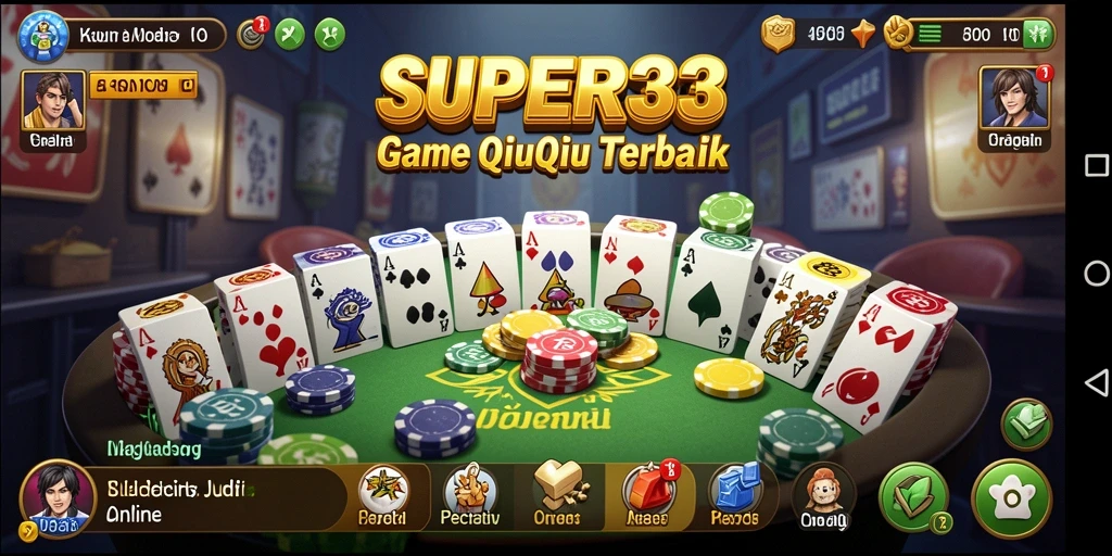 Gameplay QiuQiu seru dan menegangkan di SUPER33.